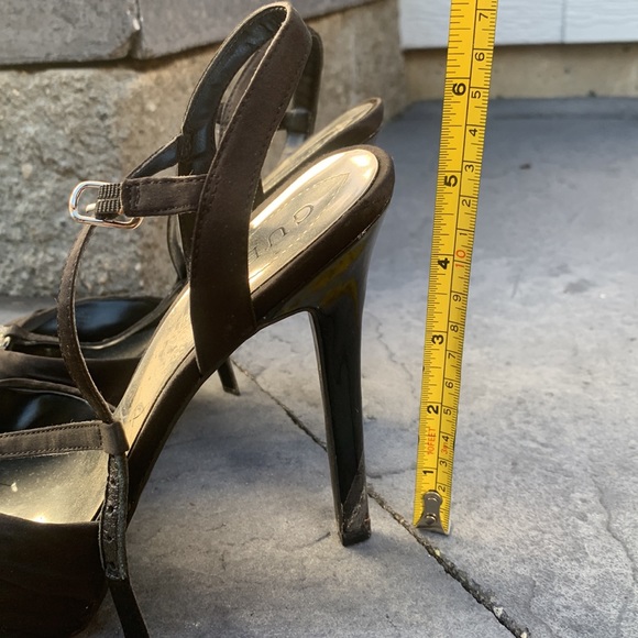 Black Open Toe Heels - Picture 9 of 9